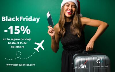 Explora el Mundo con Confianza: ¡15% de Descuento en Seguro de Viaje en AXA Guadalajara, en Gamo&Santos hasta el 15 de Diciembre!