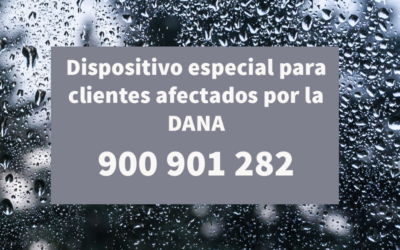 Dispositivo especial para clientes afectados por la DANA